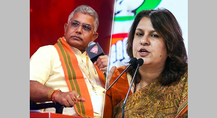 सुप्रिया श्रीनेत अन् दिलीप घोष यांना नोटीस Notice to Supriya Sreenet and Dilip Ghosh