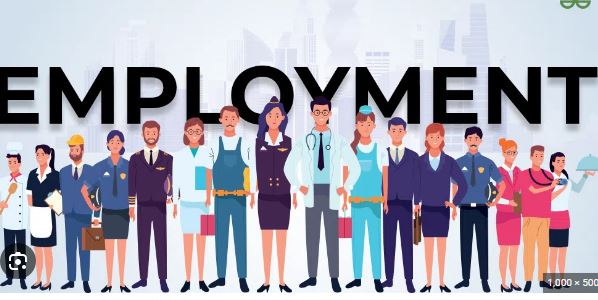 huge increase in employment in the country