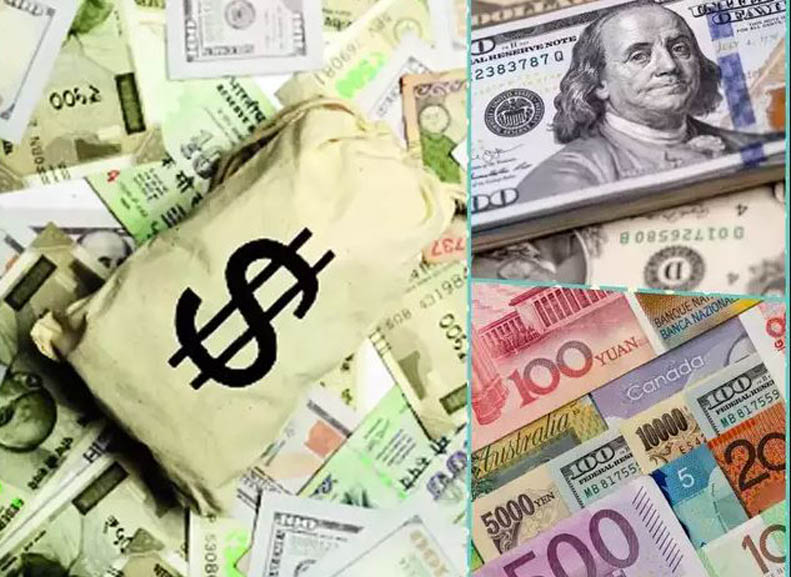 Foreign exchange reserves at $670 billion