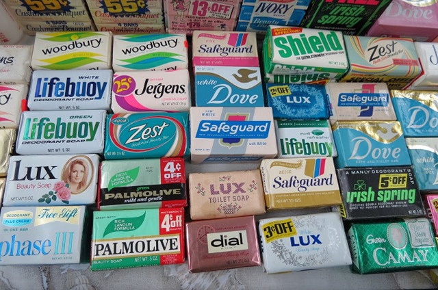 A collector of soaps from 110 countries