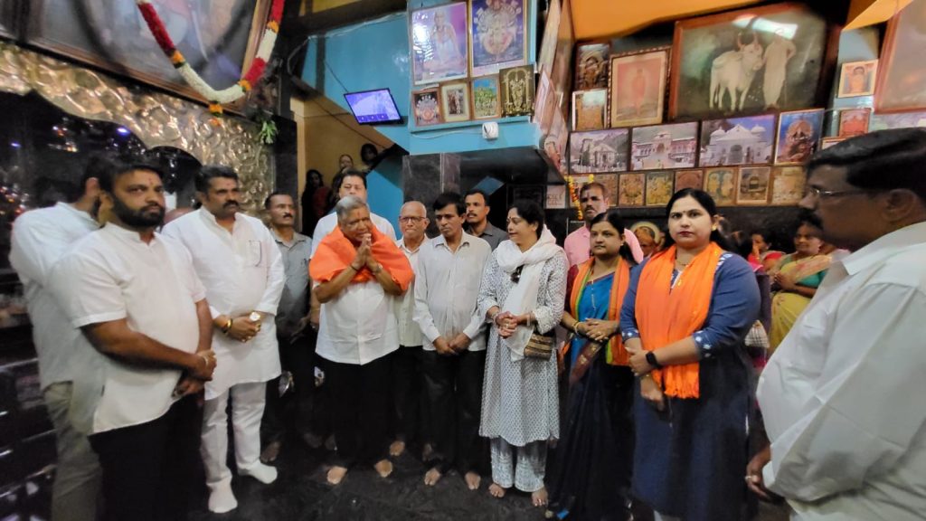 Jagdish Shettar took darshan of Jotiba Deva