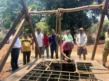 Revival of old wells at camp