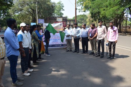 Voting Awareness through Gulab Pushma by Sweep Committee