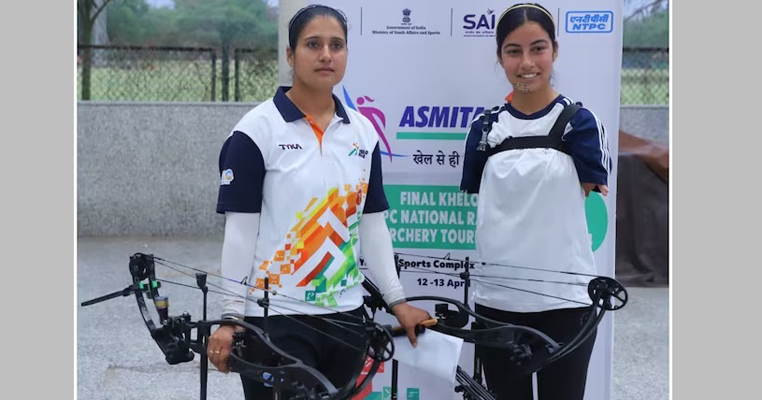 Sheetal Devi won silver in the able-bodied archery competition.