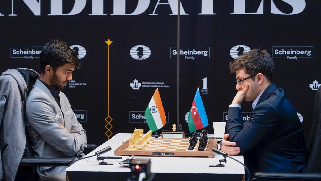 आबासोव्हला नमवून गुकेश पुन्हा संयुक्तरीत्या आघाडीवर