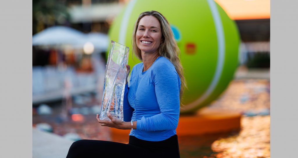 Danielle Collins of America won