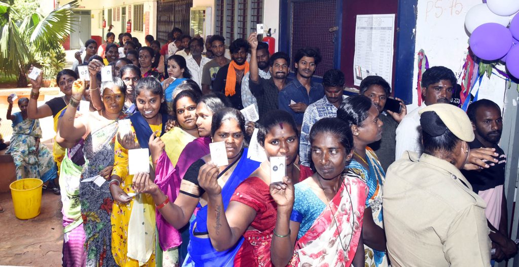 There are now 991 million voters in India.