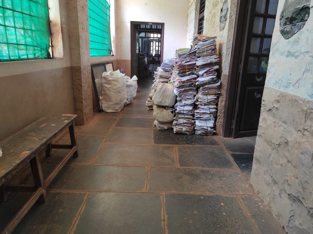 Cleaning in District Education Officer office