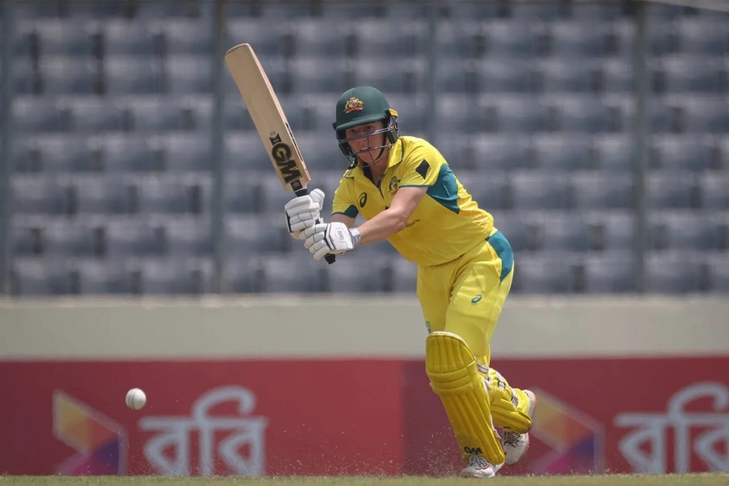 Australian women's team's second win in a row