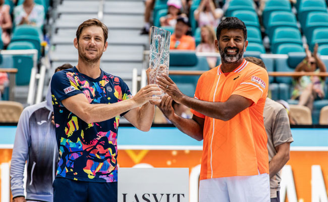 मियामी स्पर्धेत बोपण्णा-एब्डन विजेते Bopanna-Ebden winner at the Miami tournament