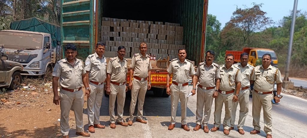 Liquor worth 42 lakhs seized at Patradevi