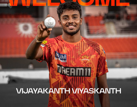 Sri Lanka's Vijayakanth joins Hyderabad team