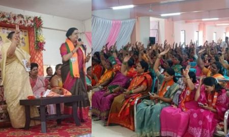 धैर्यशील माने यांना निवडून आणण्याचा रणरागिणींचा निर्धार