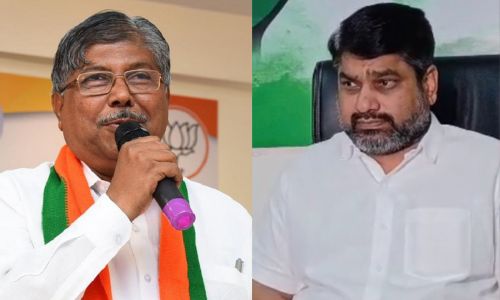 सतेज पाटील यांचं राजकारण फुटीच्या आधारावर ! मंत्री चंद्रकांत पाटलांचा सतेज पाटलांवर जोरदार टिका chandrakant Patil