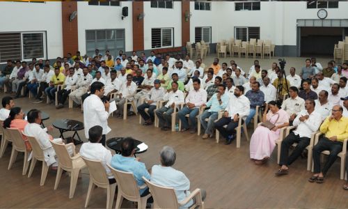 Shahu Chhatrapati campaigning