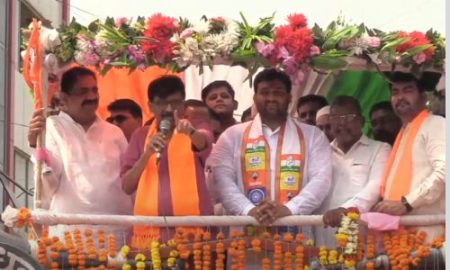 चंद्रहार पाटील यांचा उमेदवारी अर्ज दाखल…महाविकास आघाडीचं प्रचंड शक्तीप्रदर्शन Chandrahar Patil