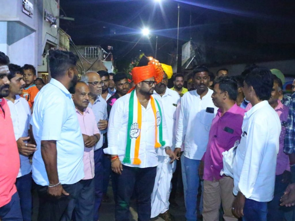 Mrinal Hebbalkar's campaign in Vadgaon, Angol area