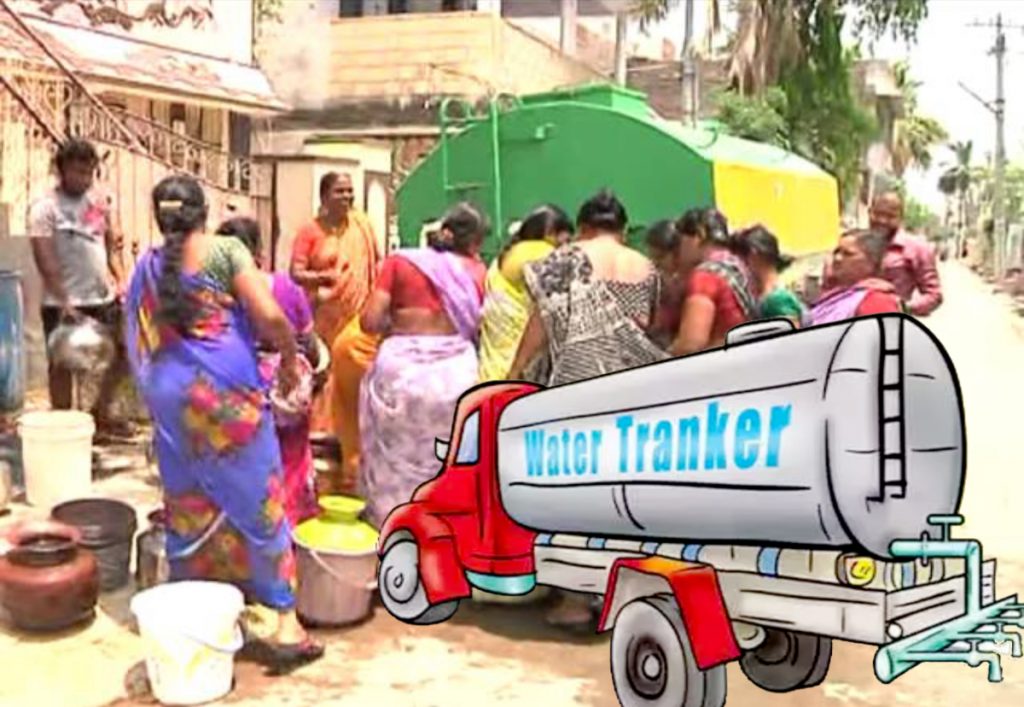 Insufficient water...demand for tankers