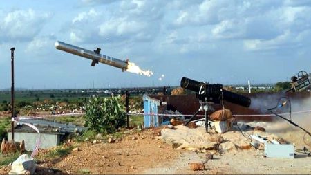 Successful testing of anti-tank missile systems