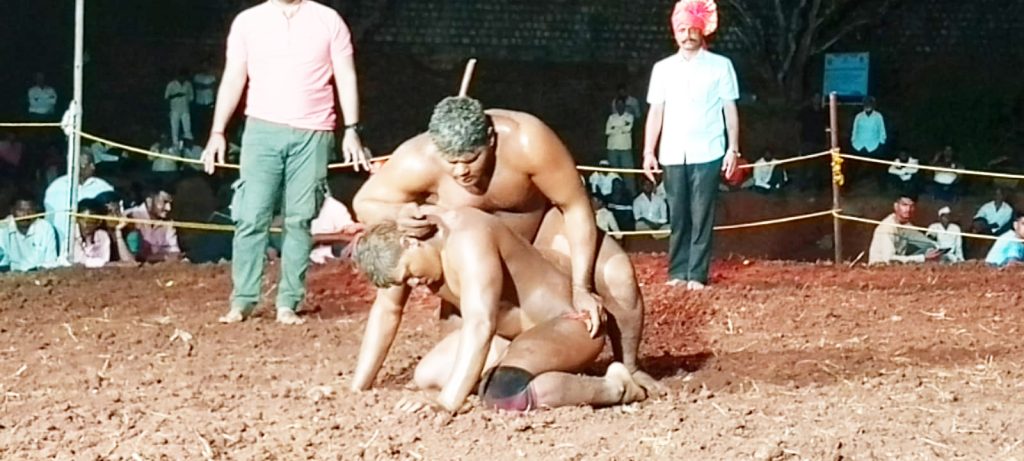 Brilliant wrestling in Kakati Maidan