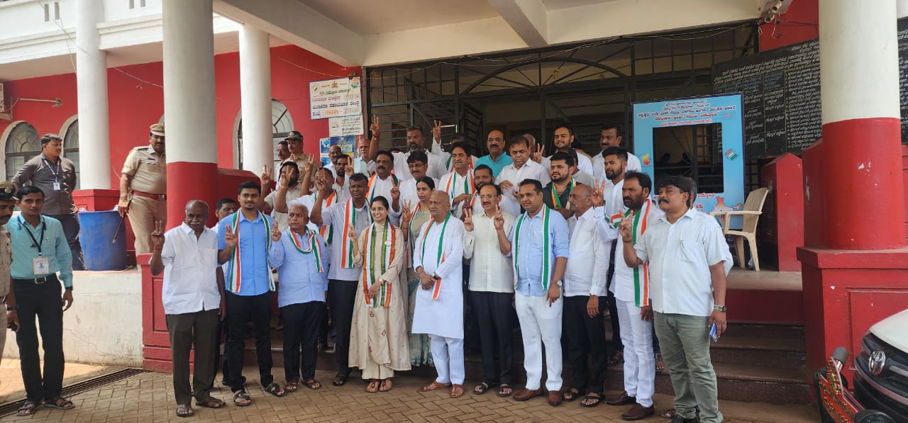 Congress candidate Priyanka Jarkiholi filled the nomination form in a very simple manner