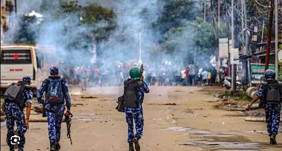 Firing in Manipur for the second day in a row