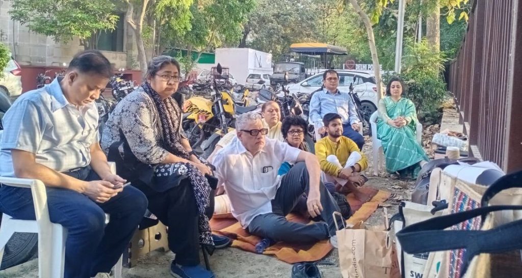 Protests by Trinamool MPs against central agencies