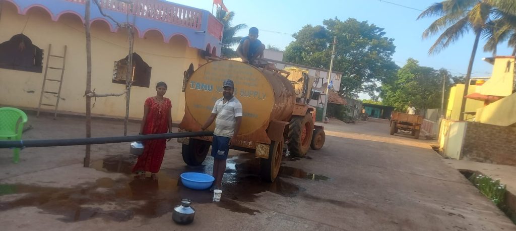 Tap water supply in Olmani has been stopped for fifteen days