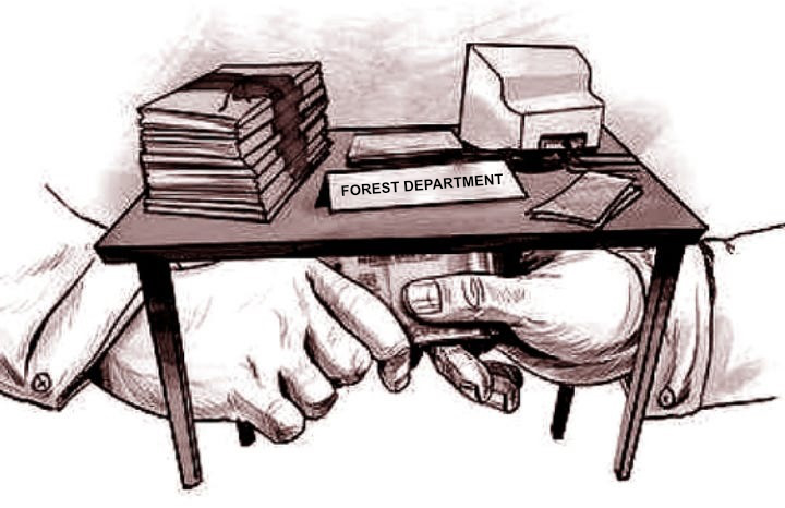 He is trapped in the temptation of extra 'I'!