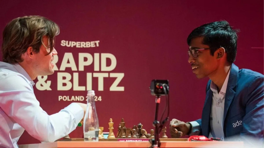 प्रज्ञानंदचा कार्लसनवर पुन्हा विजय Pragyanand wins again over Carlson