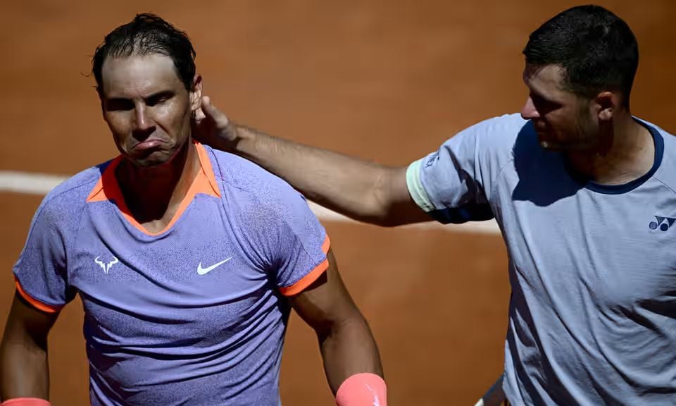 नदालचे आव्हान संपुष्टात Nadal's challenge ends