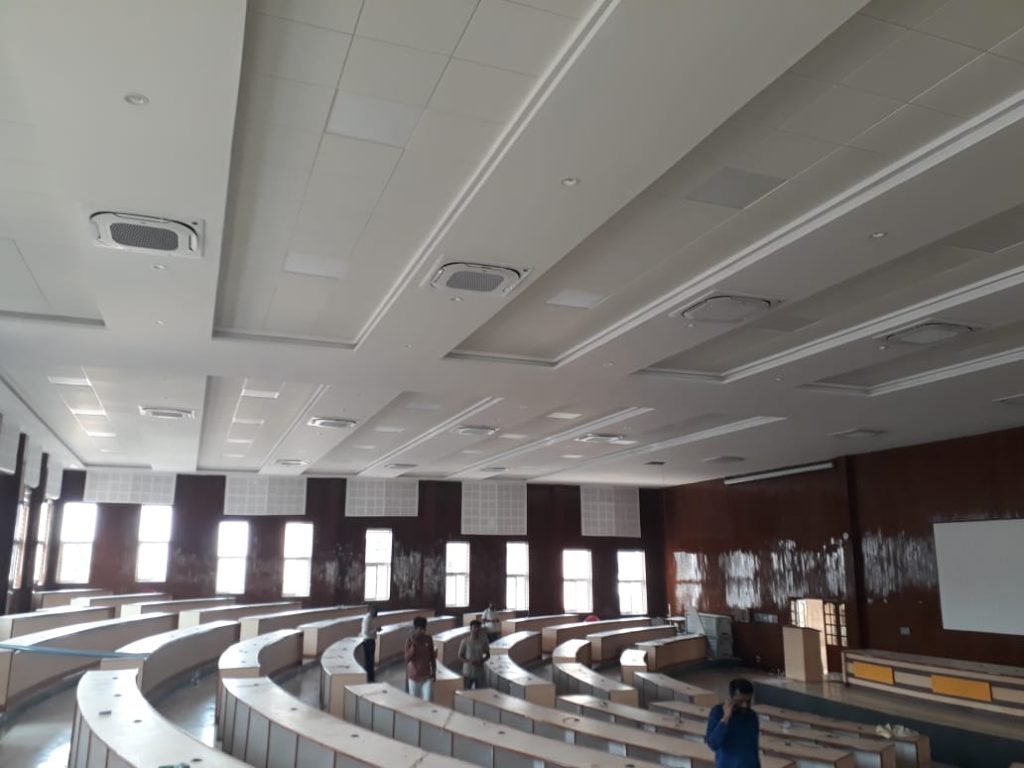 Dist. Pt. A sophisticated touch to the auditorium