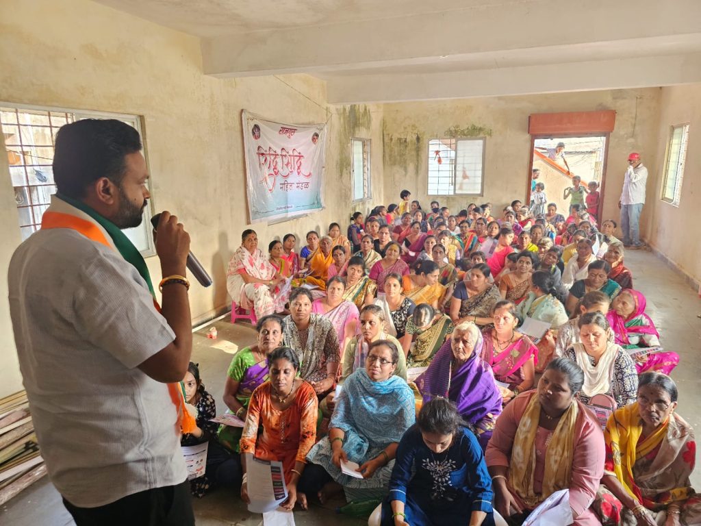 Mrinal Hebbalkar's campaign in the city area