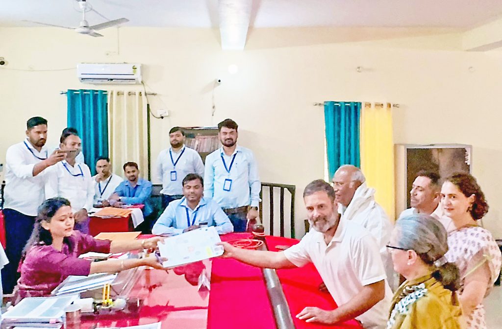 Rahul Gandhi from Rae Bareli and Kishorilal Sharma from Amethi