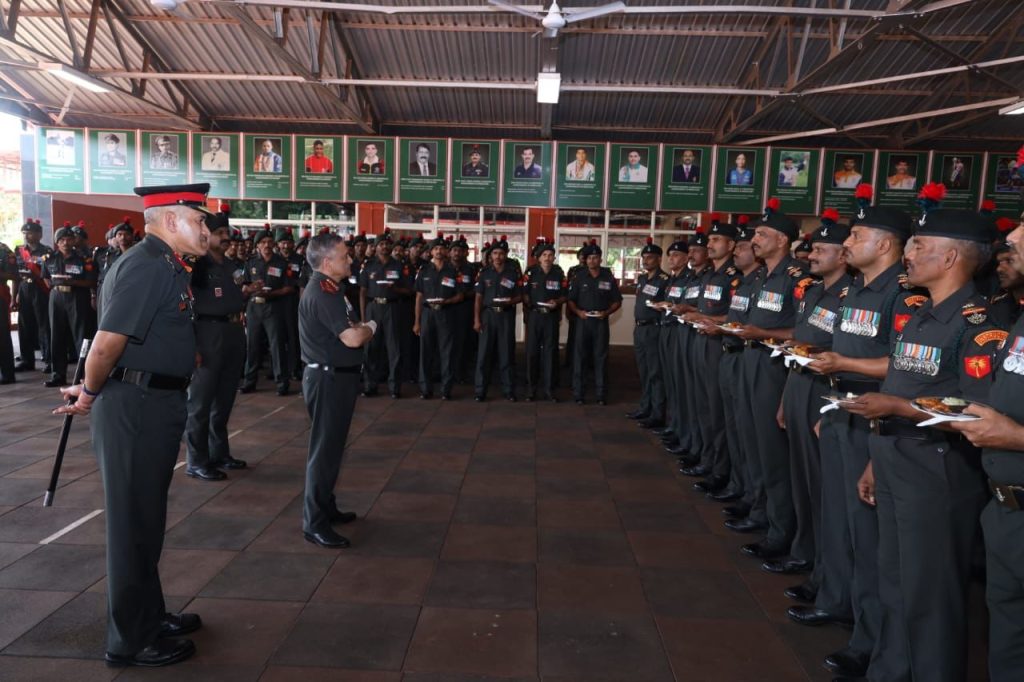 CDS Anil Chauhan visits Maratha Regiment