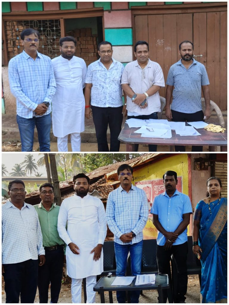 विशाल परबांनी सावंतवाडीतील बूथवर दिल्या भेटी