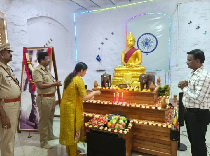 Buddha Jayanti celebrations at Hindalaga Central Jail