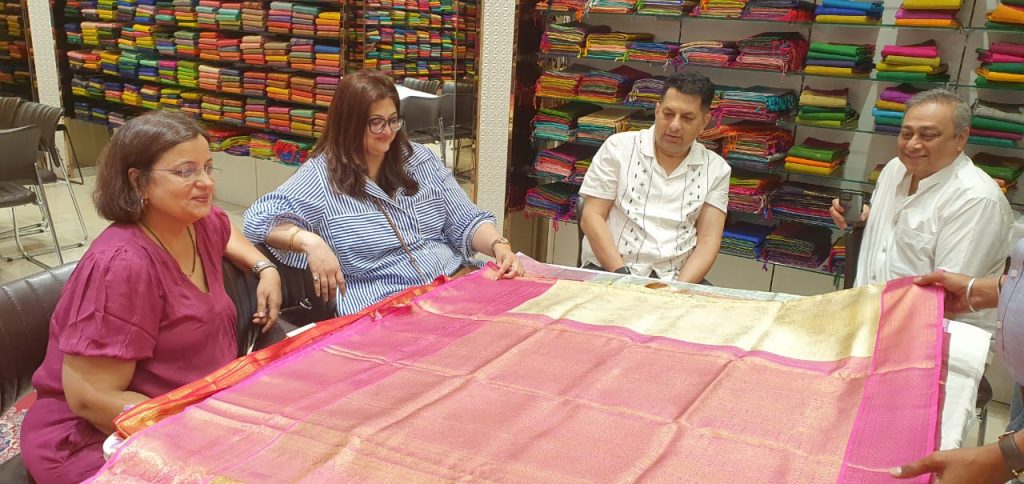 Actor Sachin Khedekar's visit to BSC Mall