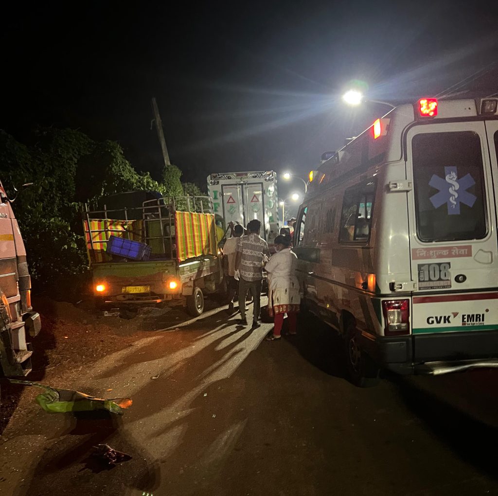 Two killed in an accident in Margaon, Colwa