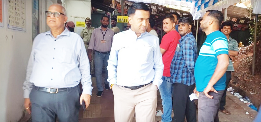 75 percent polling was peaceful even in scorching heat