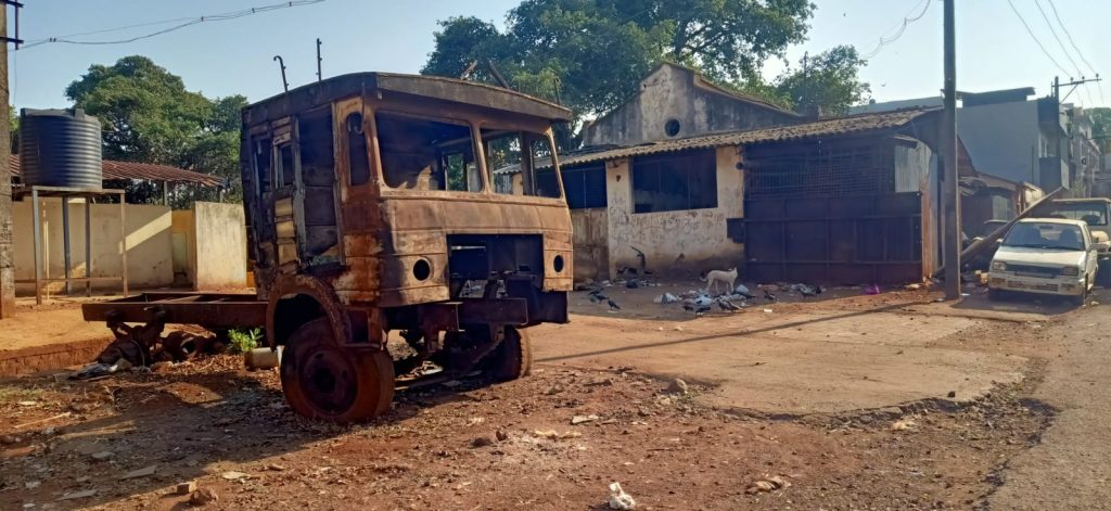 Because of the code of conduct, scrapped vehicles