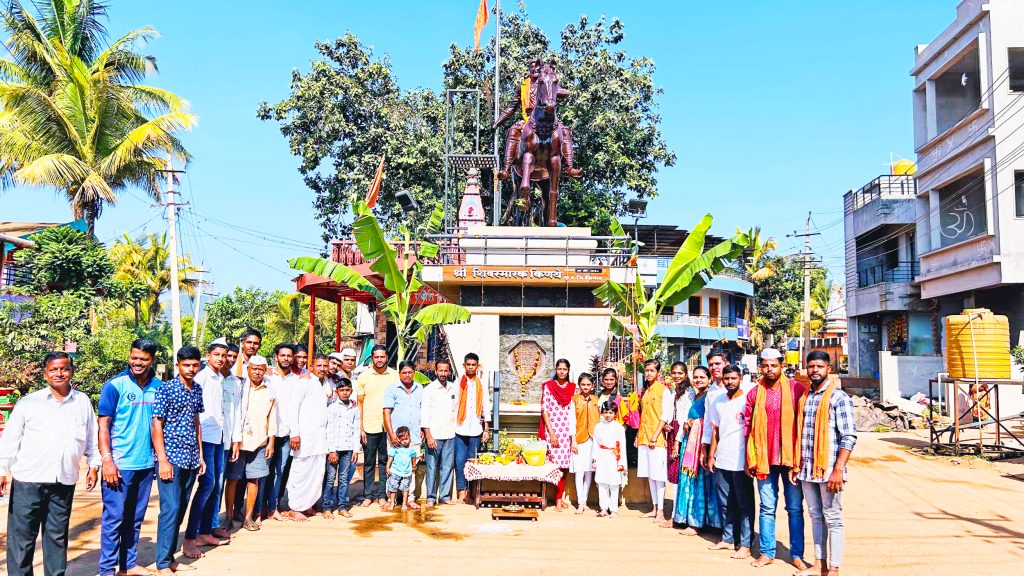 तालुक्यात छत्रपती शिवरायांचा जयघोष Chhatrapati Shivaraya's shout in the taluka