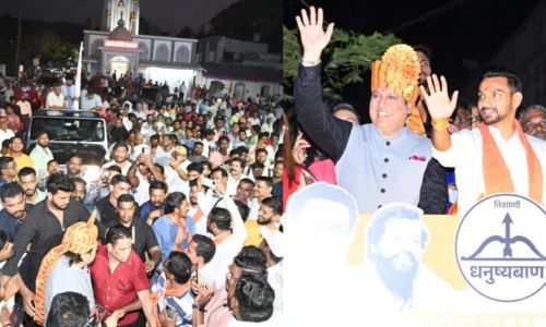 धैर्यशील माने यांच्या प्रचारार्थ अभिनेता गोविंदा यांची जयसिंगपुरात रॅली Actor Govinda