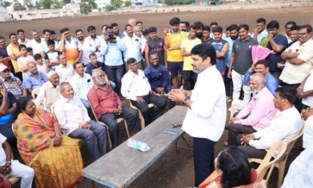 टेंबलाईवाडी-विक्रमनगर क्रीडांगणासाठी सर्वतोपरी सहकार्य करू; आमदार सतेज पाटील यांची ग्वाही Tembalaiwadi-Vikramnagar playground