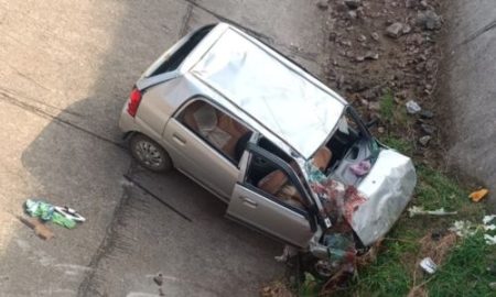 वाढदिवस करून परतताना एकाच कुटुंबातील ६ जणांवर काळाचा घाला Sangli Manerajuri State Highway