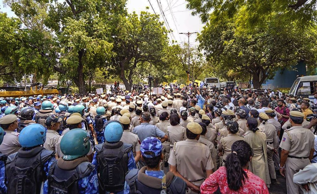 AAP's movement against Modi government