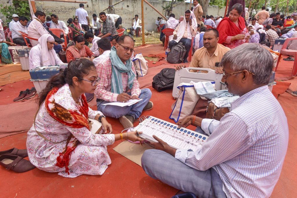 Voting in 58 seats today in the sixth phase