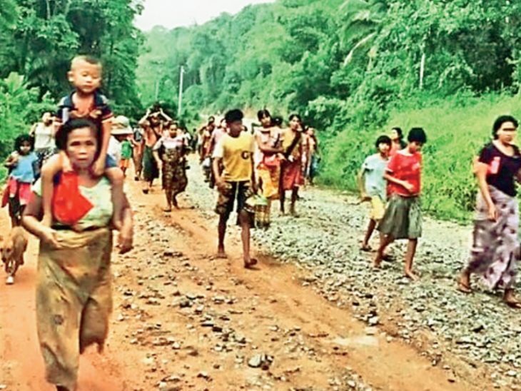 Thousands of infiltrators enter Mizoram