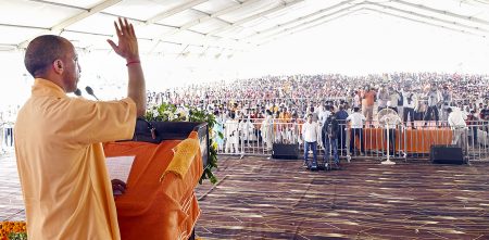 India Aghadi wants to loot the country by dividing people on the basis of caste, religion: Adityanath