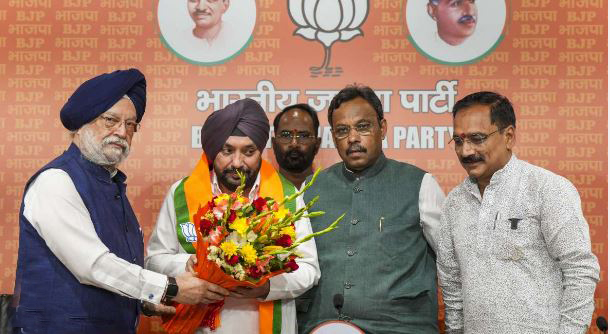 Former state president of Congress in Delhi in BJP